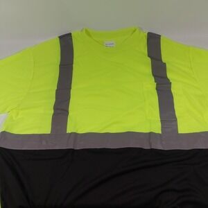 High Visibility Class 2 Reflective Road Work Construction Hi Vis Safety T Shirt